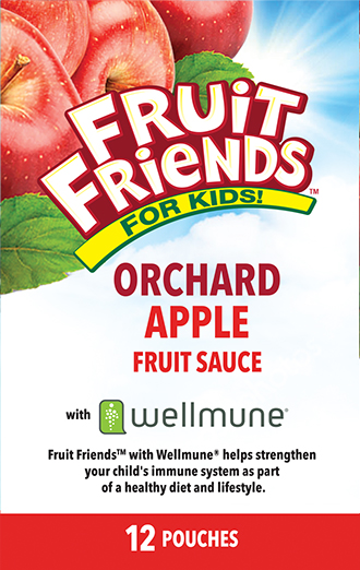 Fruit Friends Fortified Fruit Pouches with Wellmune