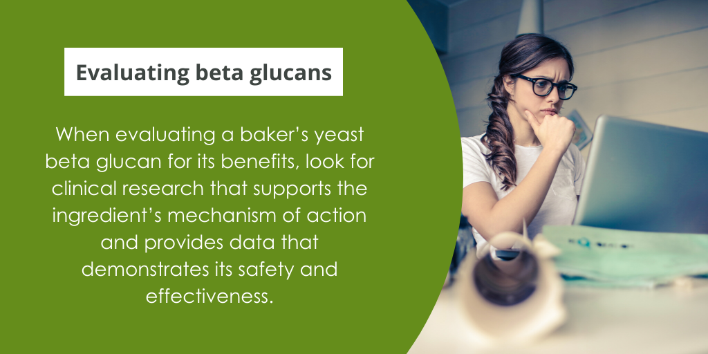 Evaluating beta glucans